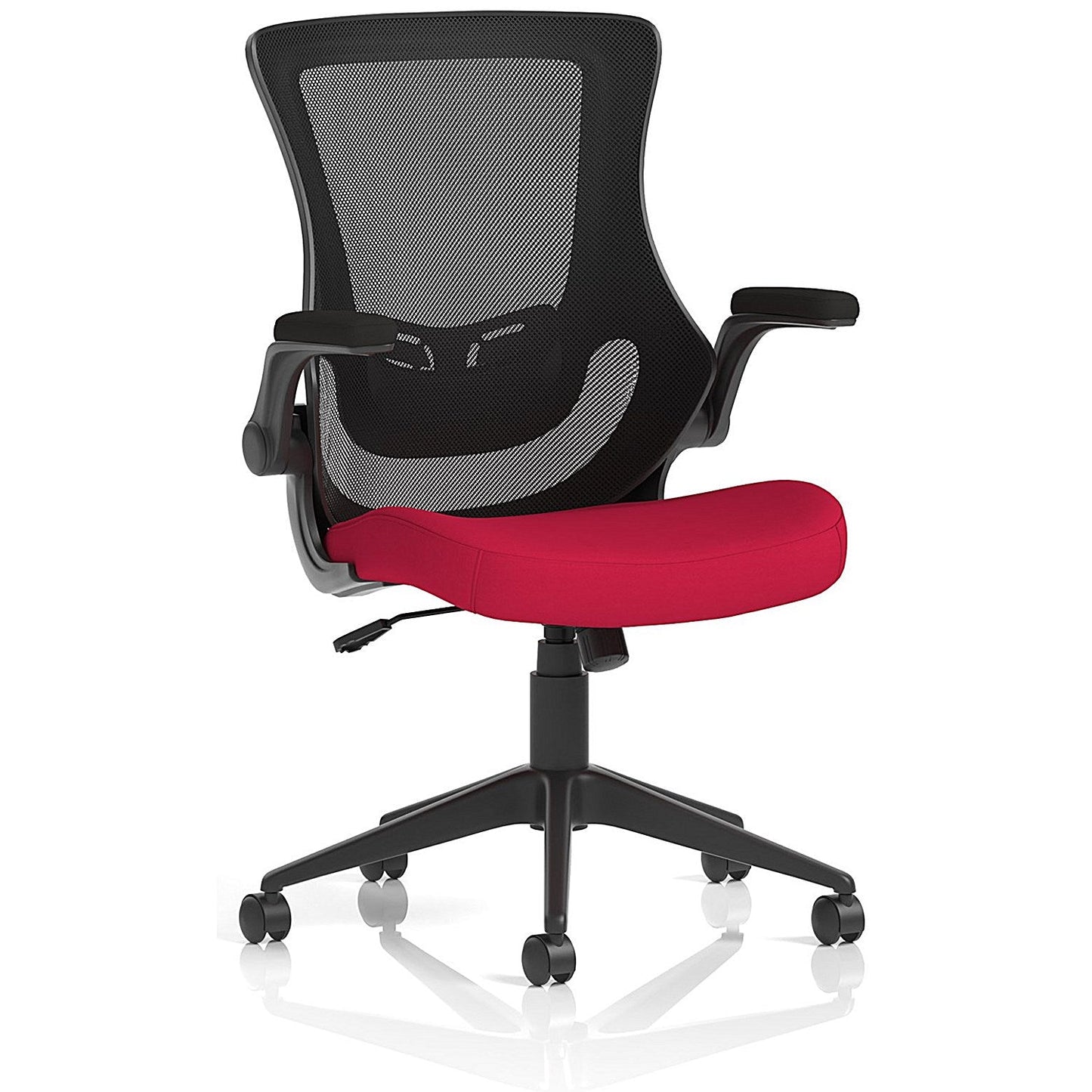 Orbit Mesh Back Operator Chair, Folding Arms, Bergamot Cherry Easy2Order : KCUP2137