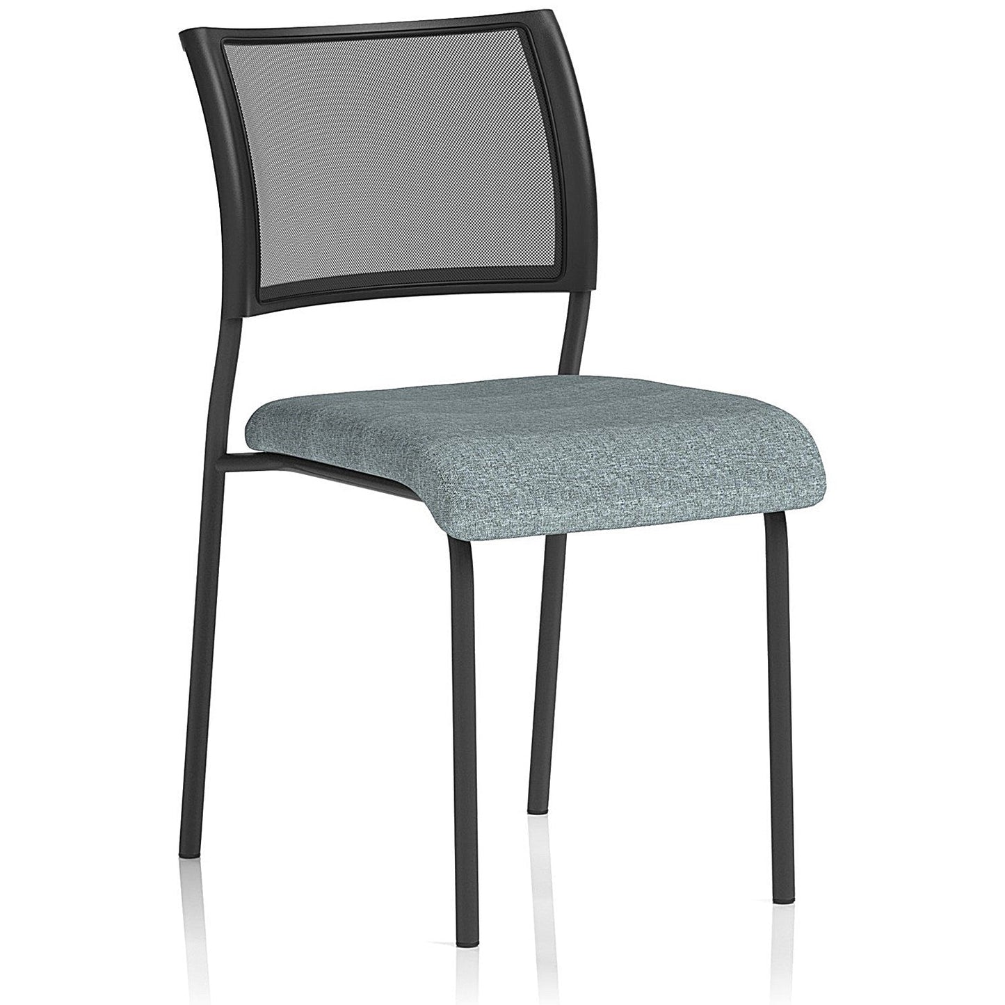 Brunswick Black Frame Mesh Back Chair, Rivet Tensile Easy2Order : KCUP2408