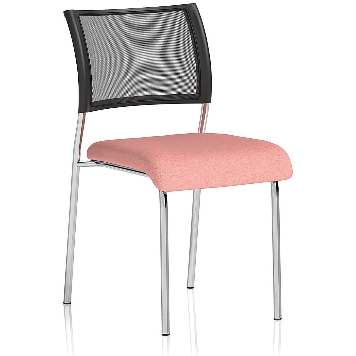 Brunswick Chrome Frame Mesh Back Chair, Quest Shrimp Easy2Order : KCUP2439