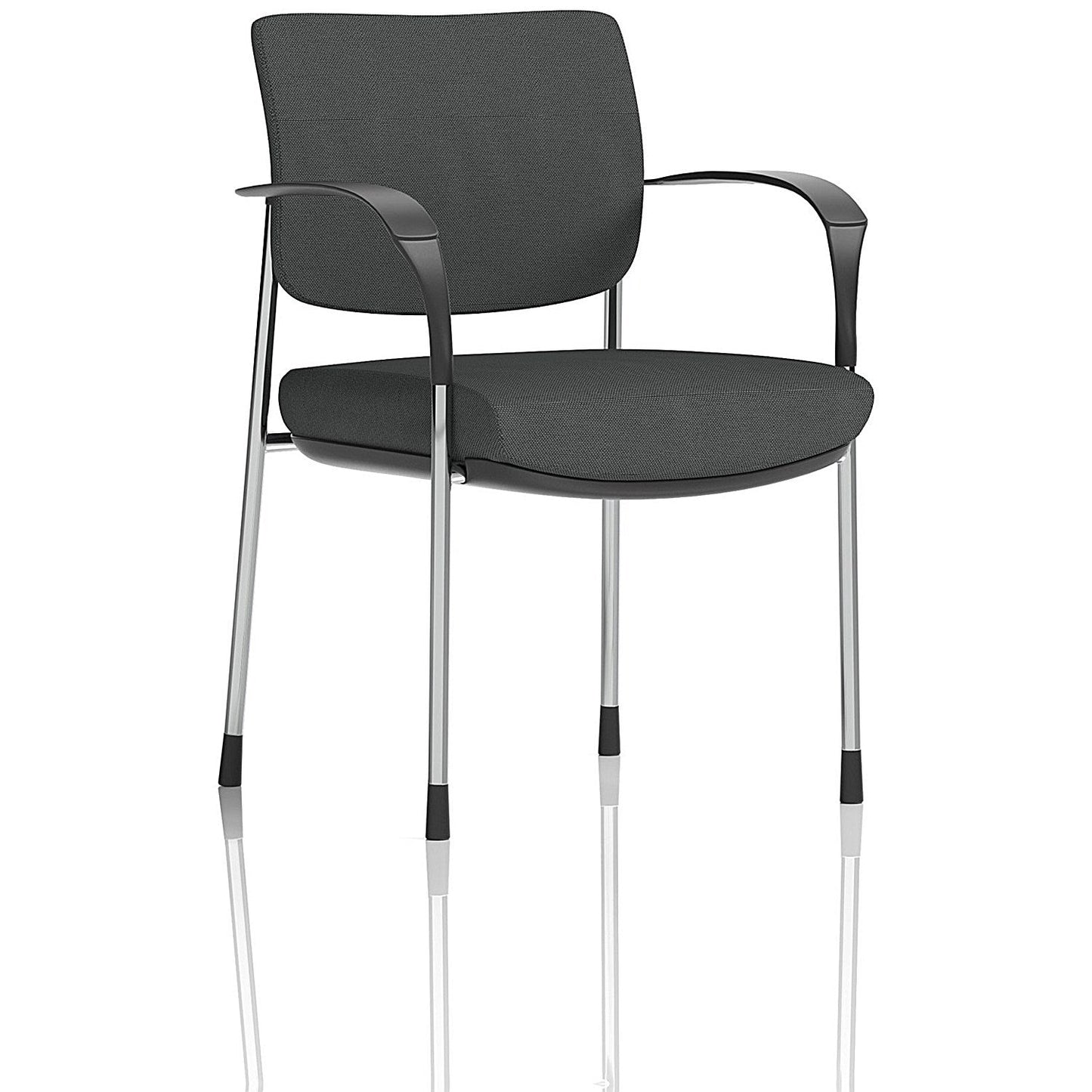 Brunswick Deluxe Chrome Frame Visitor Chair, With Arms, Quest Mussel Easy2Order : KCUP2520