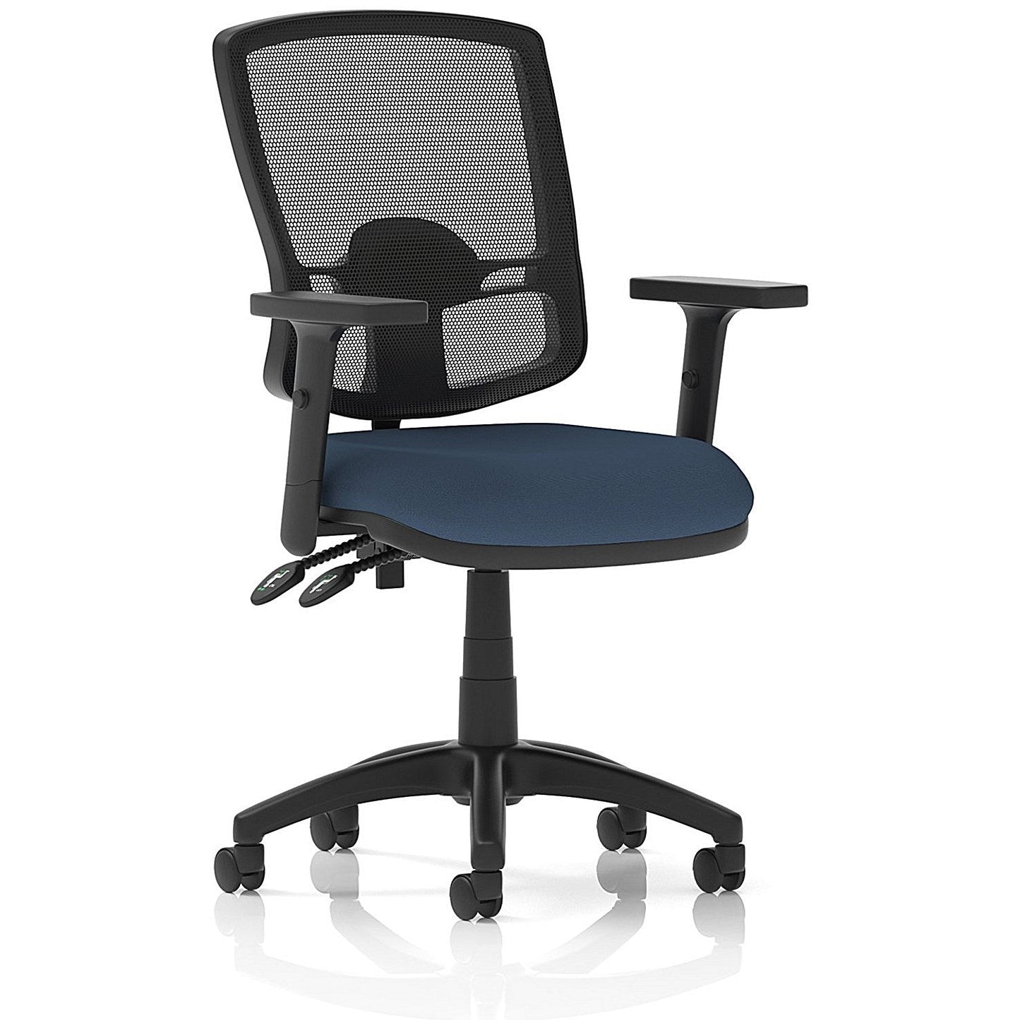 Eclipse Plus II Deluxe Mesh Back Lever Task Operator Chair, Height Adjustable Arms, Quest Whelk Easy2Order : KCUP3364