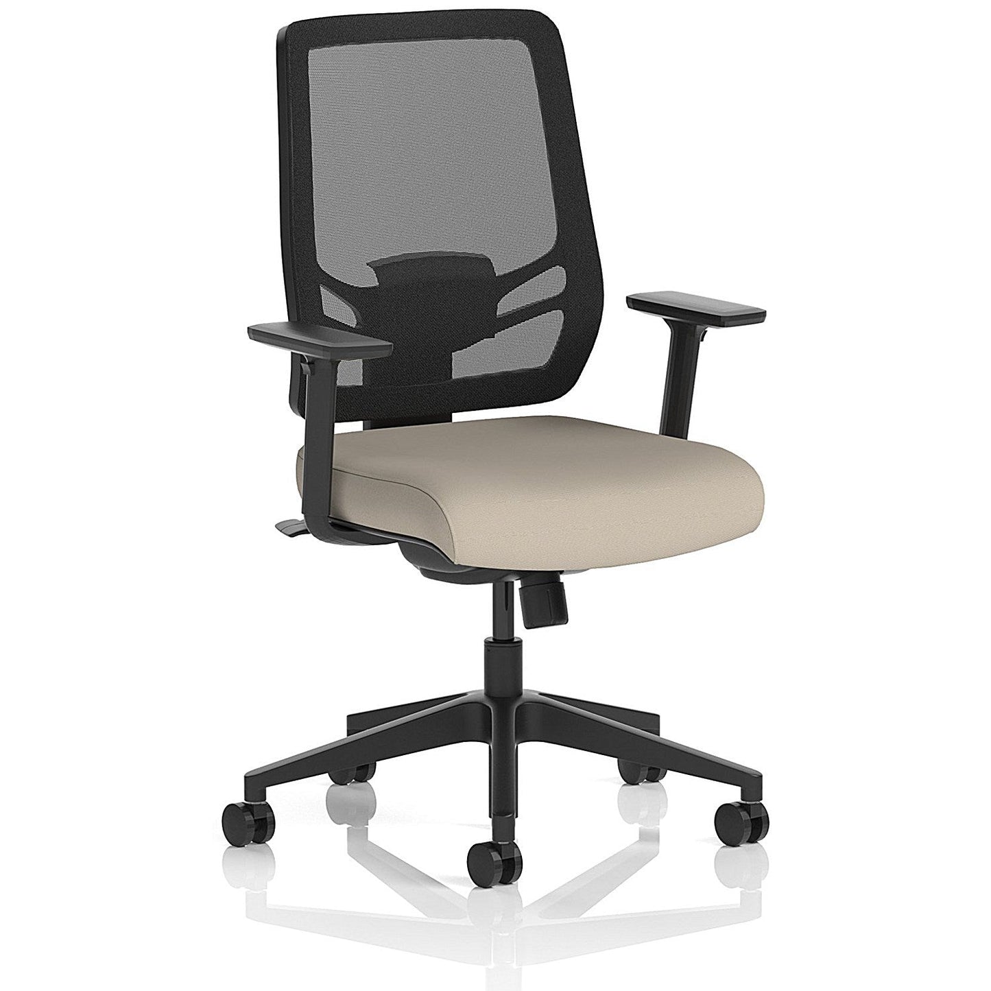 Ergo Twist Mesh Back Ergonomic Task Operator Office Chair, Height Adjustable Arms, Seat Quest Salt Easy2Order : KCUP3745
