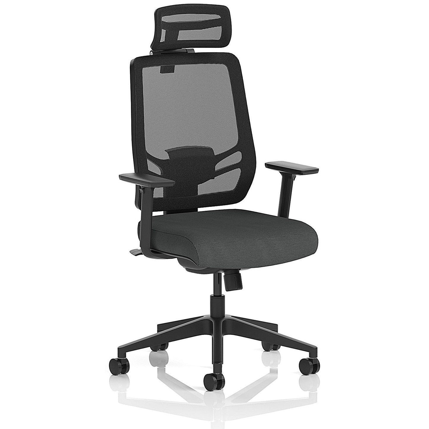 Ergo Twist Mesh Back Ergonomic Task Operator Office Chair With Headrest, Height Adjustable Arms, Quest Mussel Easy2Order : KCUP3756