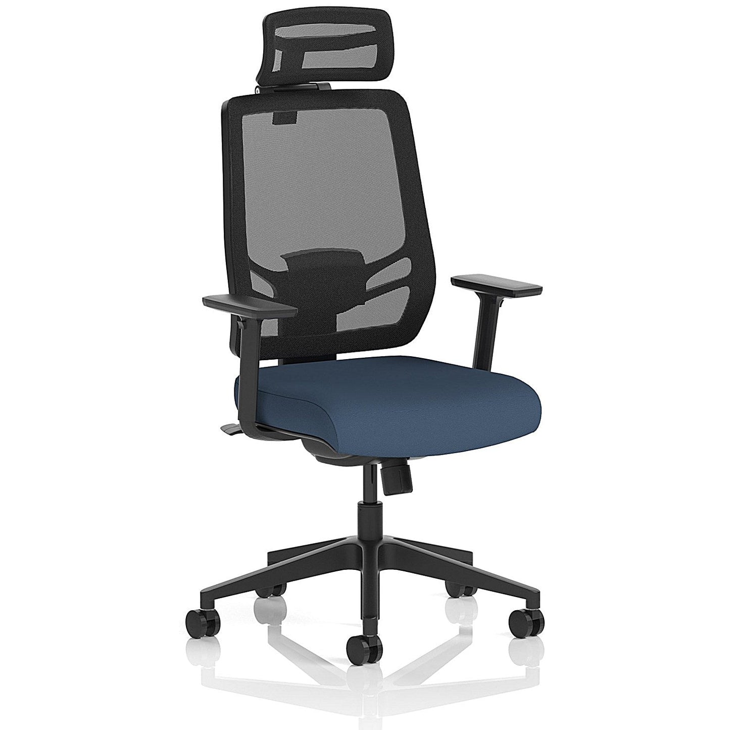 Ergo Twist Mesh Back Ergonomic Task Operator Office Chair With Headrest, Height Adjustable Arms, Quest Whelk Easy2Order : KCUP3760