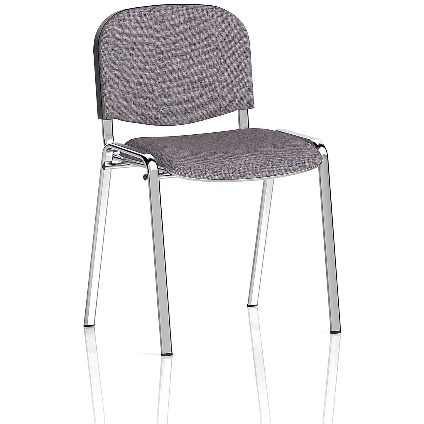 ISO Chrome Frame Stacking Chair, Rivet Fuse, Pack of 4 Easy2Order : KCUP3918