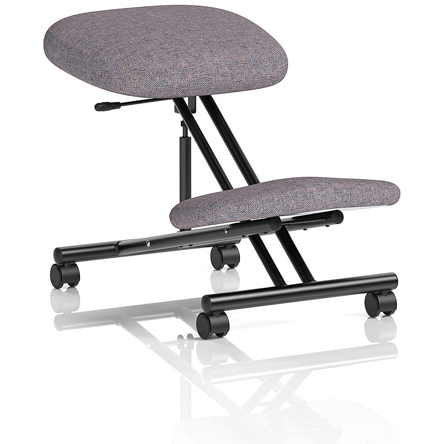 Kneeling Stool, Black Frame, Rivet Fuse Easy2Order : KCUP3942