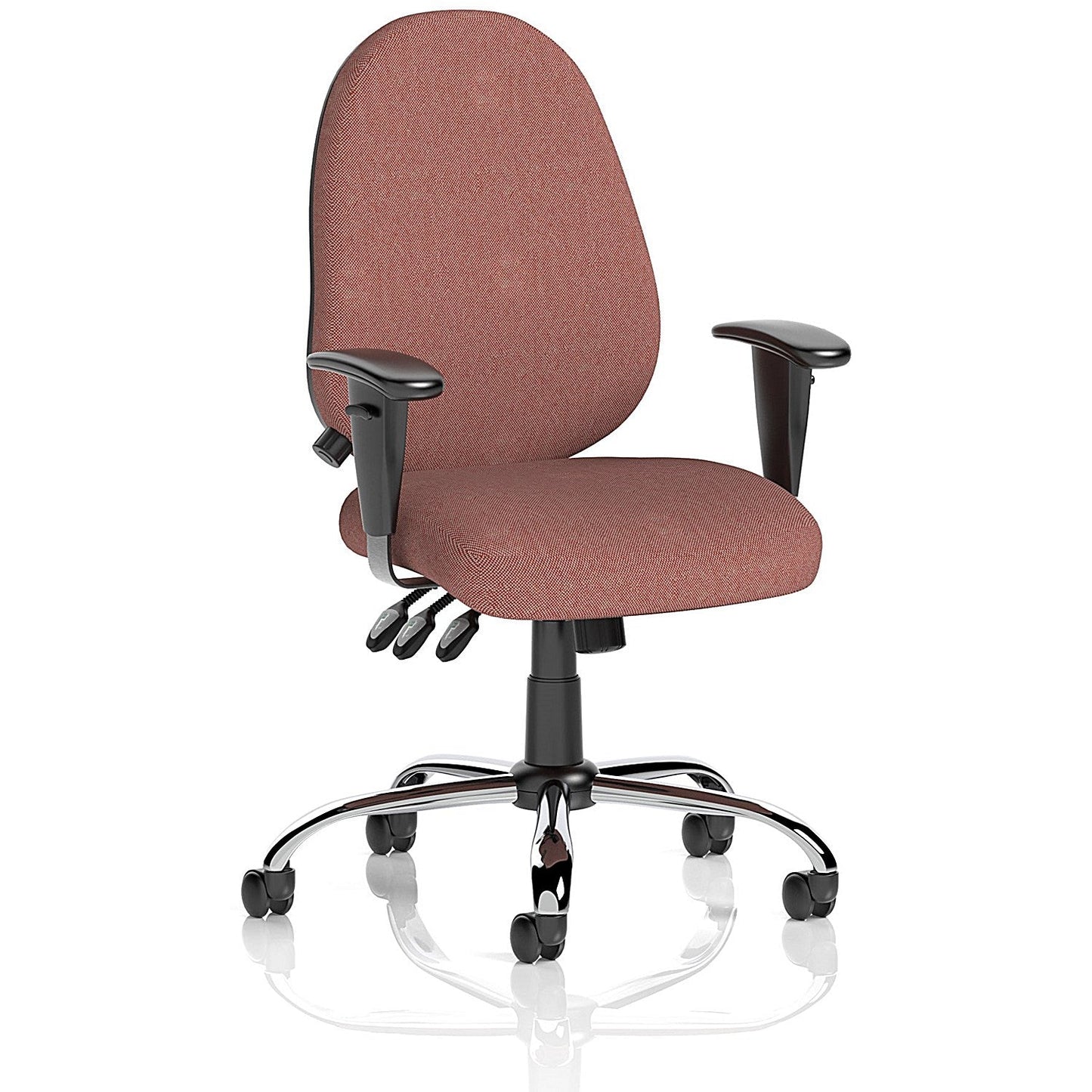 Lisbon Task Operator Chair, Height Adjustable Arms, Rivet Forge Easy2Order : KCUP3965