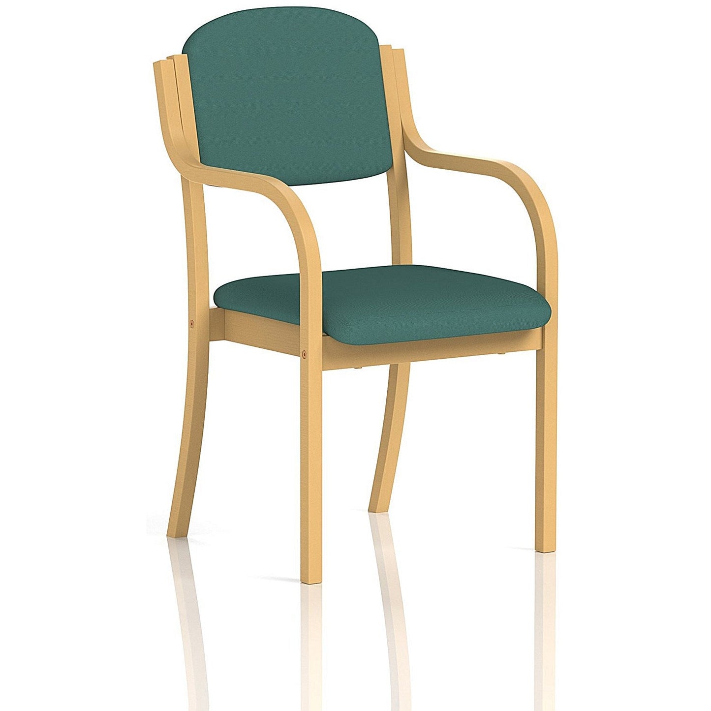 Madrid Visitor Chair, With Arms, Quest Kelp Easy2Order : KCUP3982