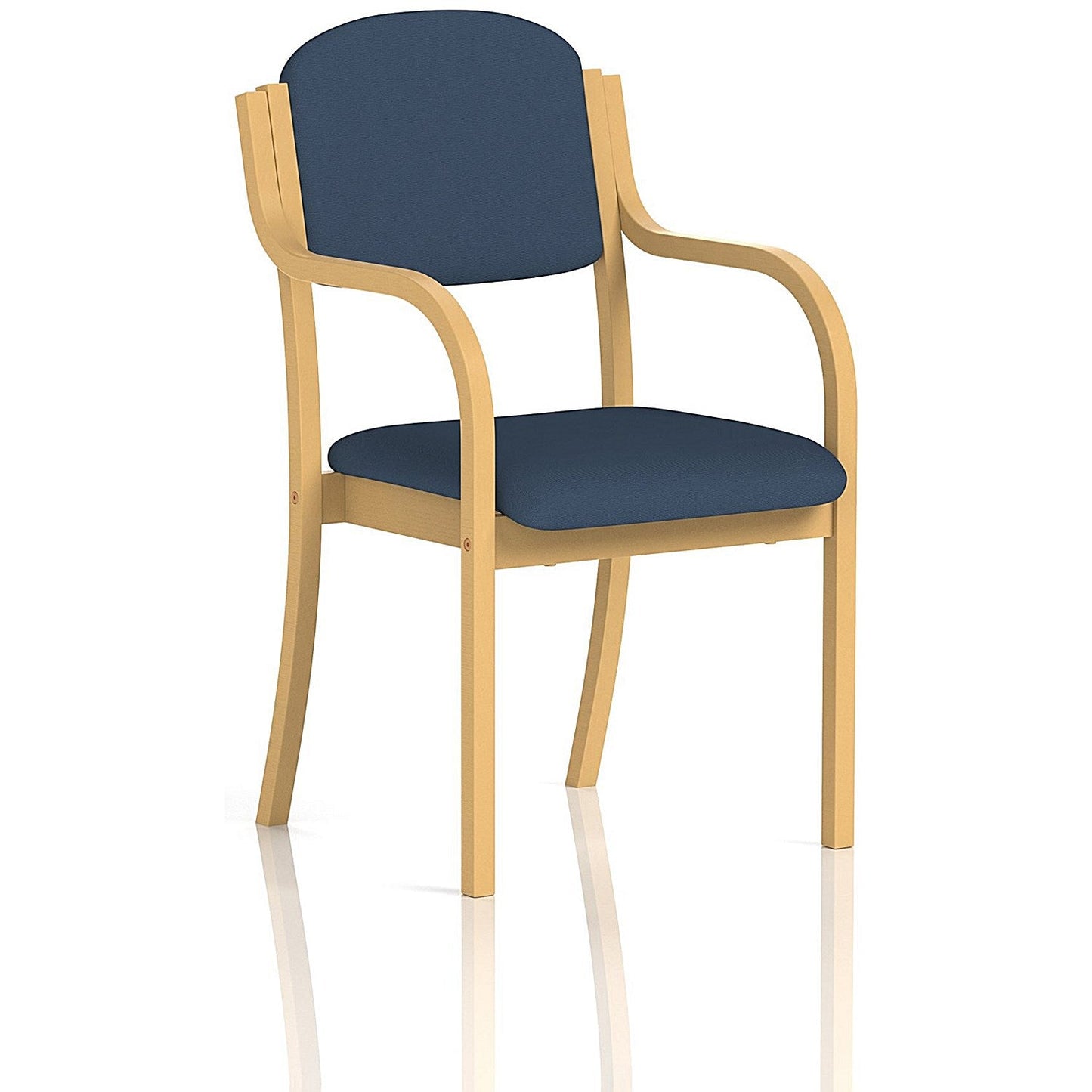 Madrid Visitor Chair, With Arms, Quest Whelk Easy2Order : KCUP3988