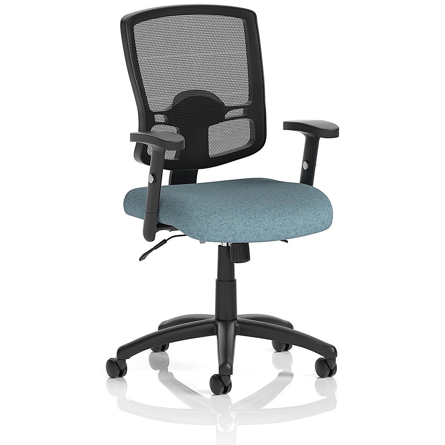 Portland II Mesh Back Chair, Height Adjustable Arms, Rivet Quench Easy2Order : KCUP4123