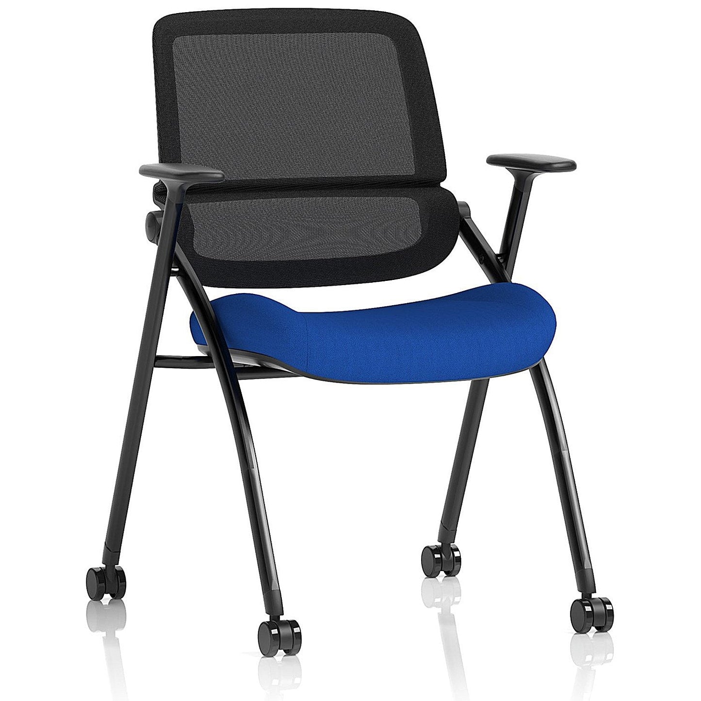 Capra Mesh Back Folding Training Chair, Stevia Blue Easy2Order : KCUP4454