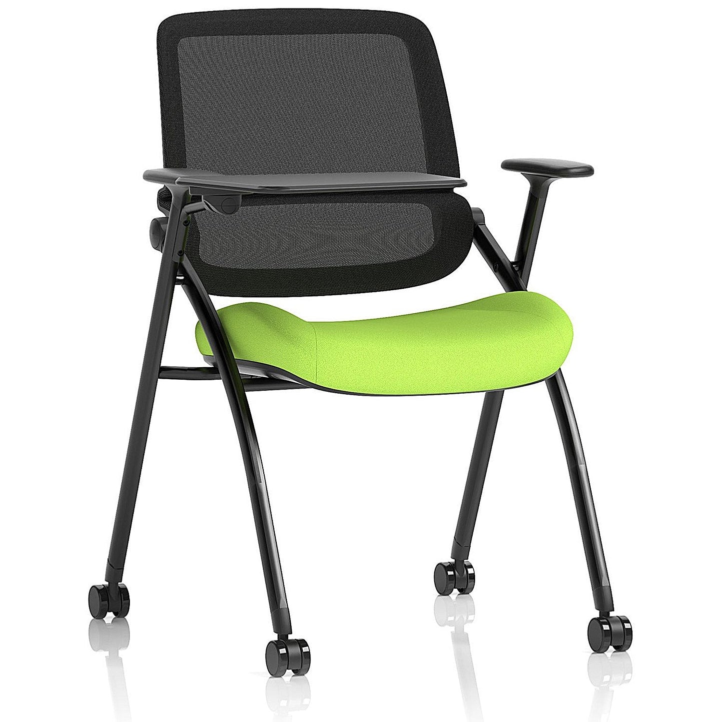 Capra Mesh Back Folding Training Chair With Writing Table, Myrrh Green Easy2Order : KCUP4472