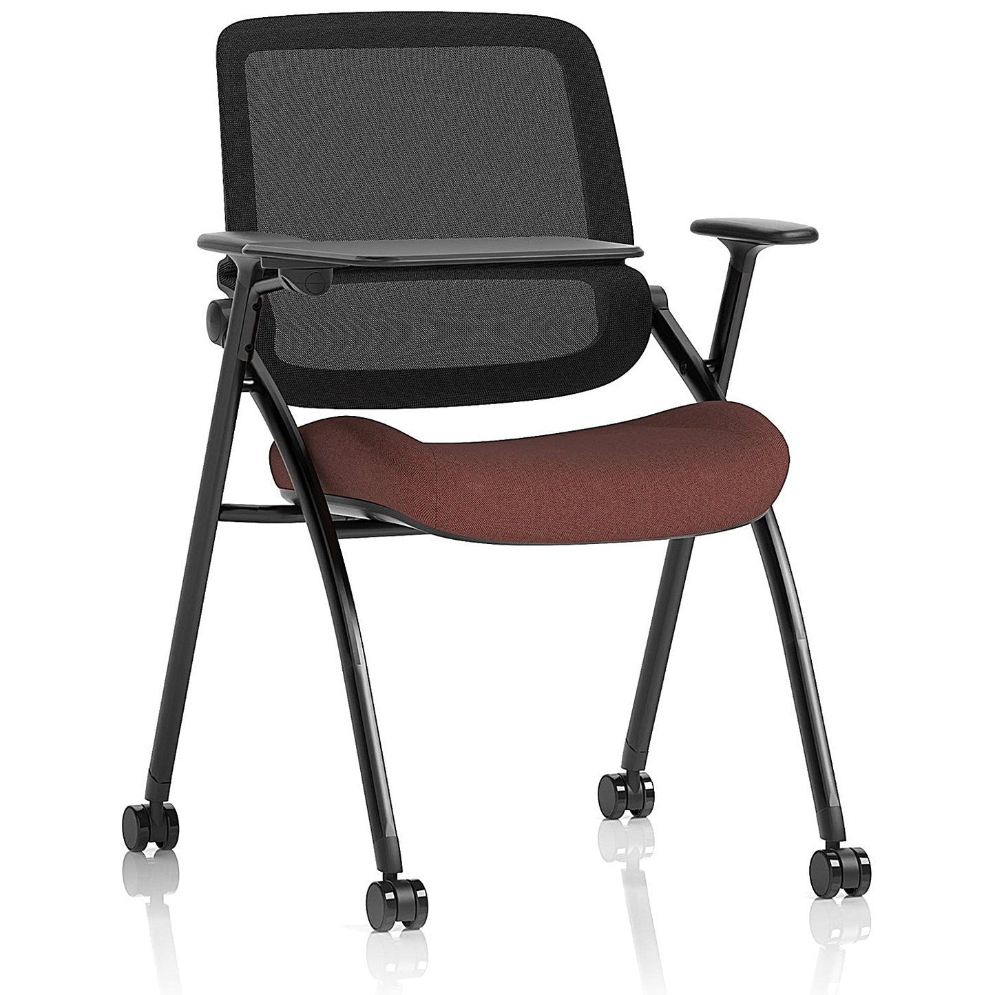 Capra Mesh Back Folding Training Chair With Writing Table, Rivet Forge Easy2Order : KCUP4477