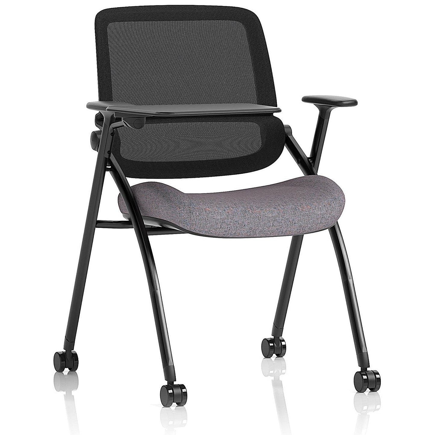 Capra Mesh Back Folding Training Chair With Writing Table, Rivet Fuse Easy2Order : KCUP4478