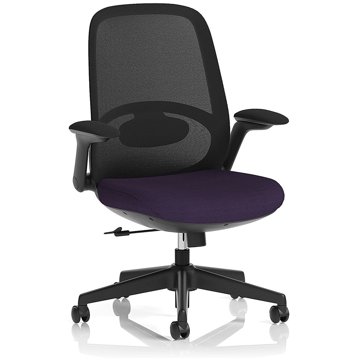 Crew 2 Task Operator Mesh Back Chair, Folding Arms, Tansy Purple Easy2Order : KCUP4548