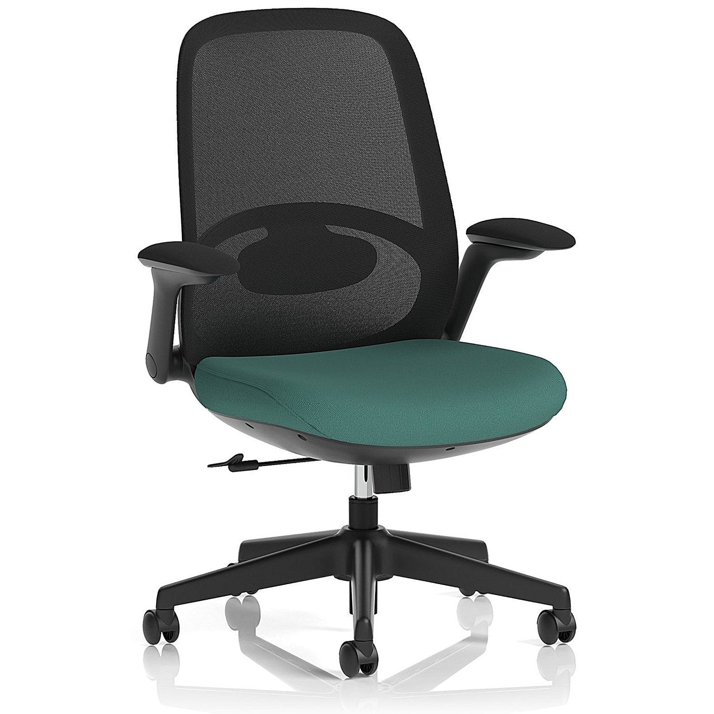 Crew 2 Task Operator Mesh Back Chair, Folding Arms, Quest Kelp Easy2Order : KCUP4554