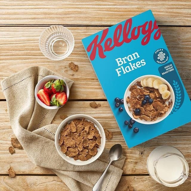 Kellogg's Bran Flakes Bag, 500g, Pack of 4