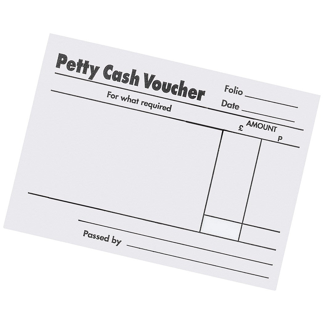 Q-Connect Petty Cash Voucher Pad 125x101mm (Pack of 10) KF00103
