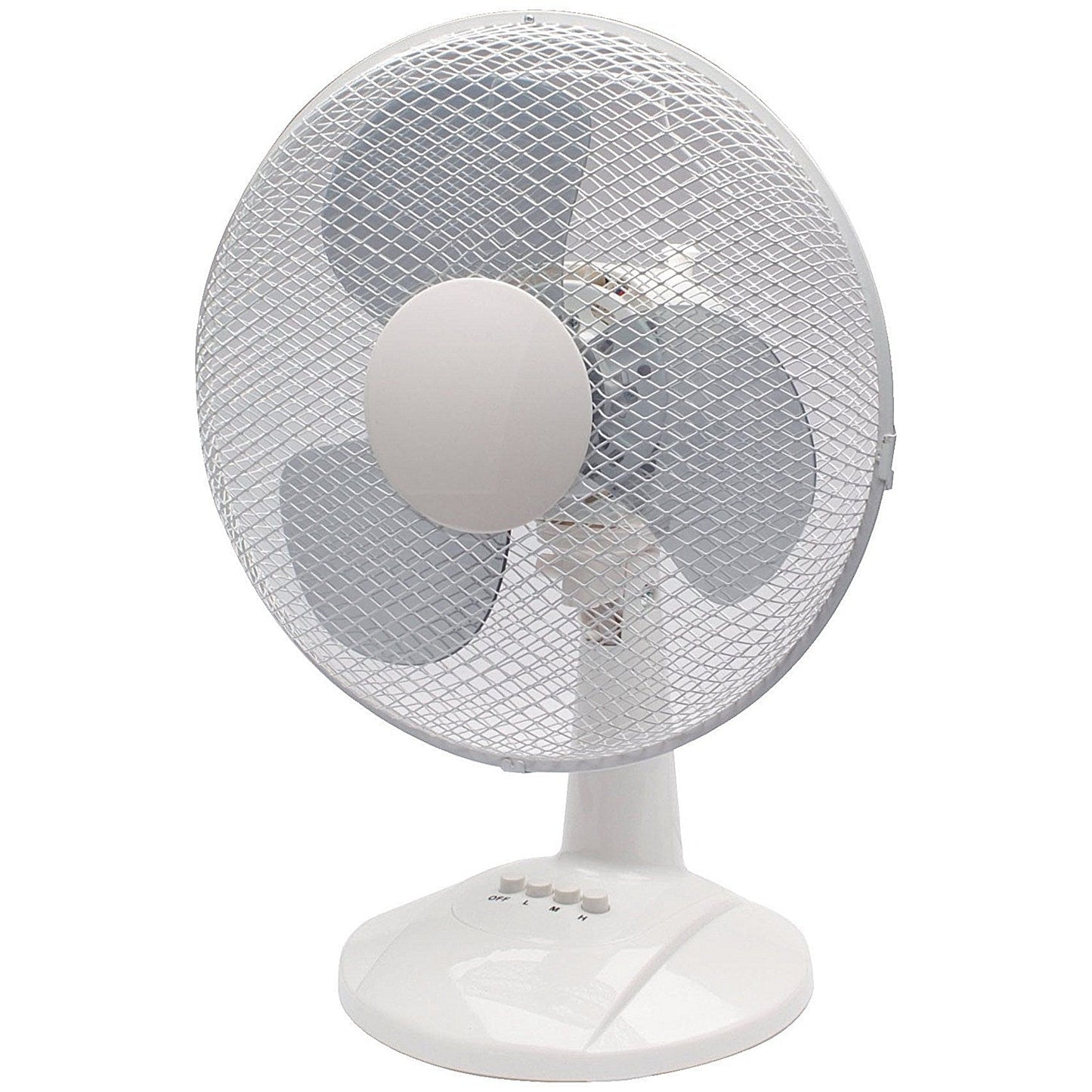 Q-Connect 12 Inch/305mm Desk Fan White Easy2Order : KF00405