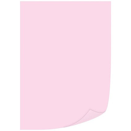 Q-Connect A4 Coloured Paper, Pastel Pink, 80gsm, Ream (500 Sheets)