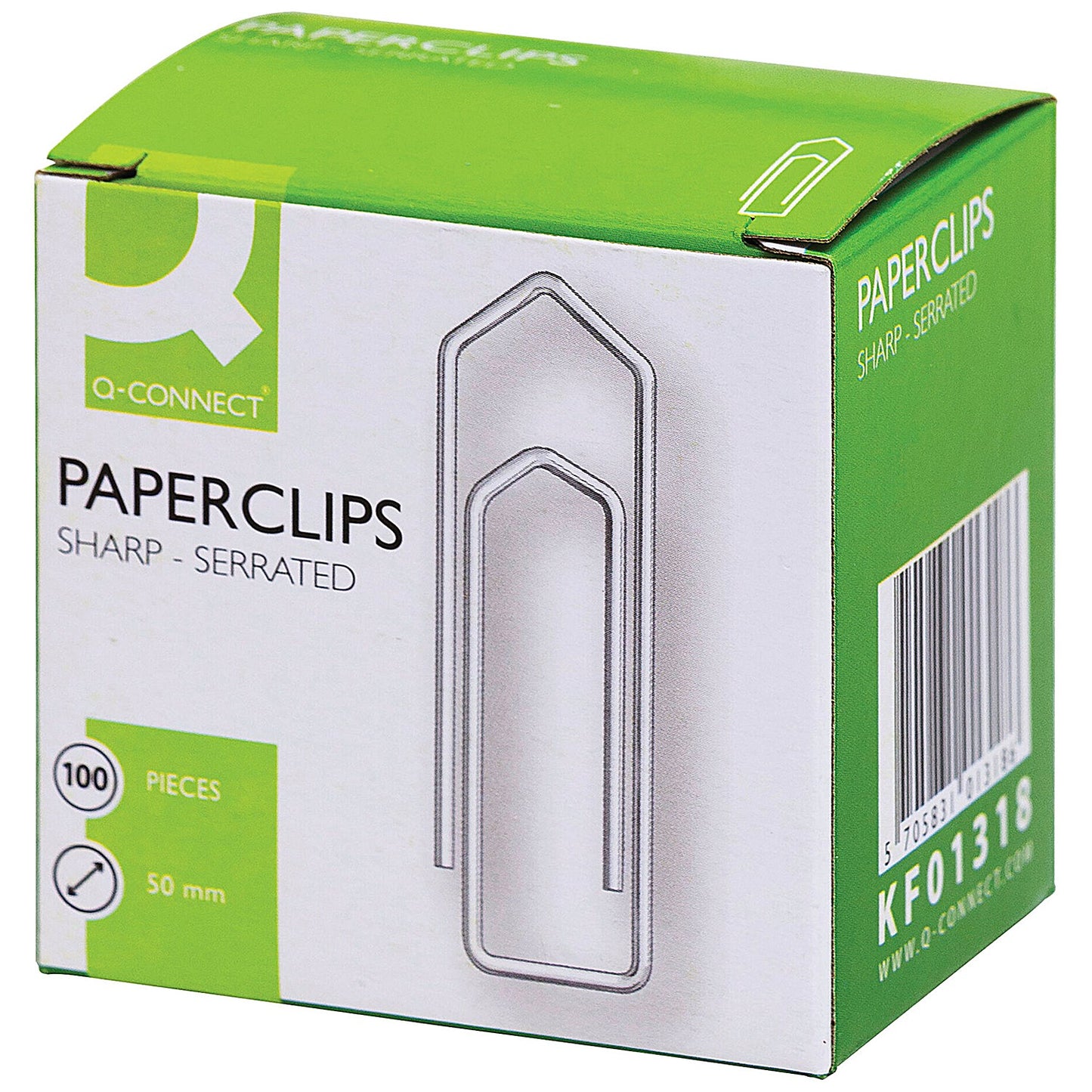 Q-Connect Paperclips Giant No Tear 50mm 100 Per Box (Pack of 10)