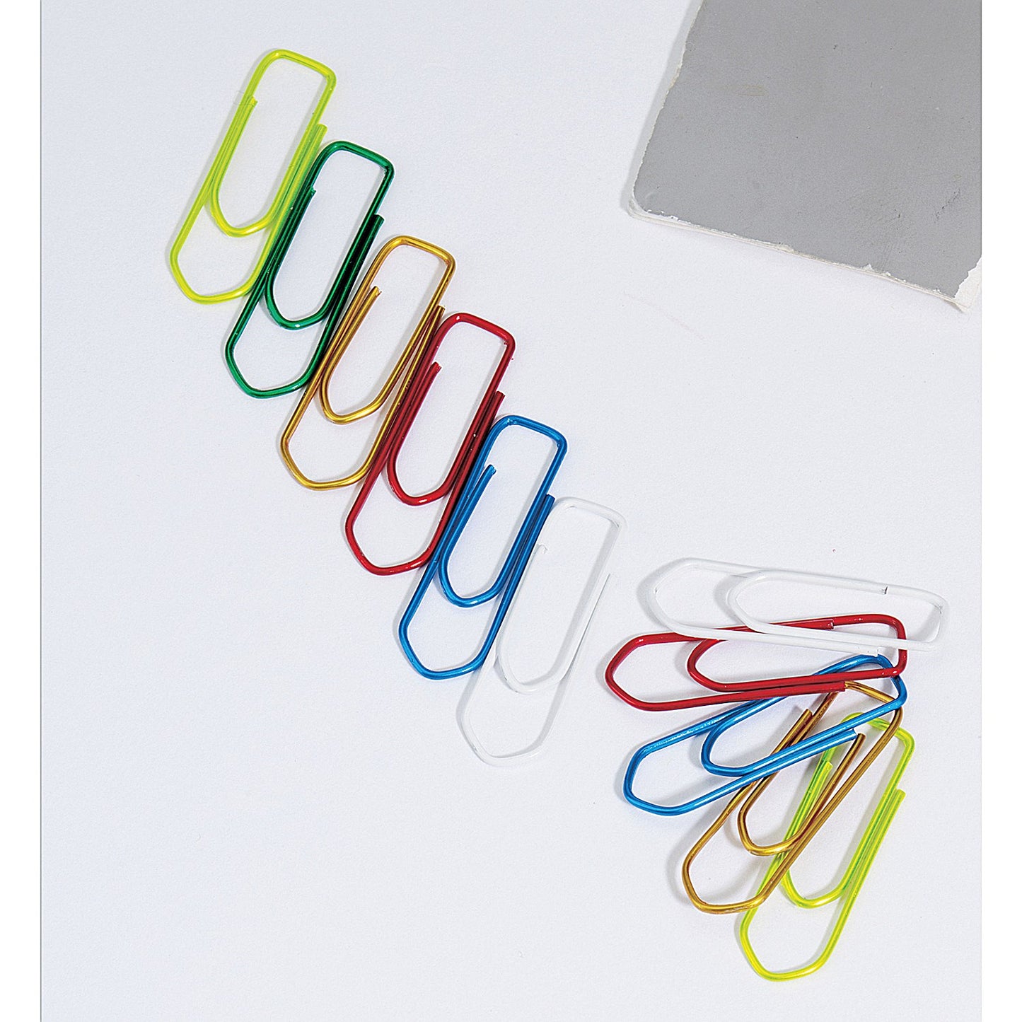 Q-Connect Paperclips, 32mm, Assorted, Pack of 750(10 packs of 75)