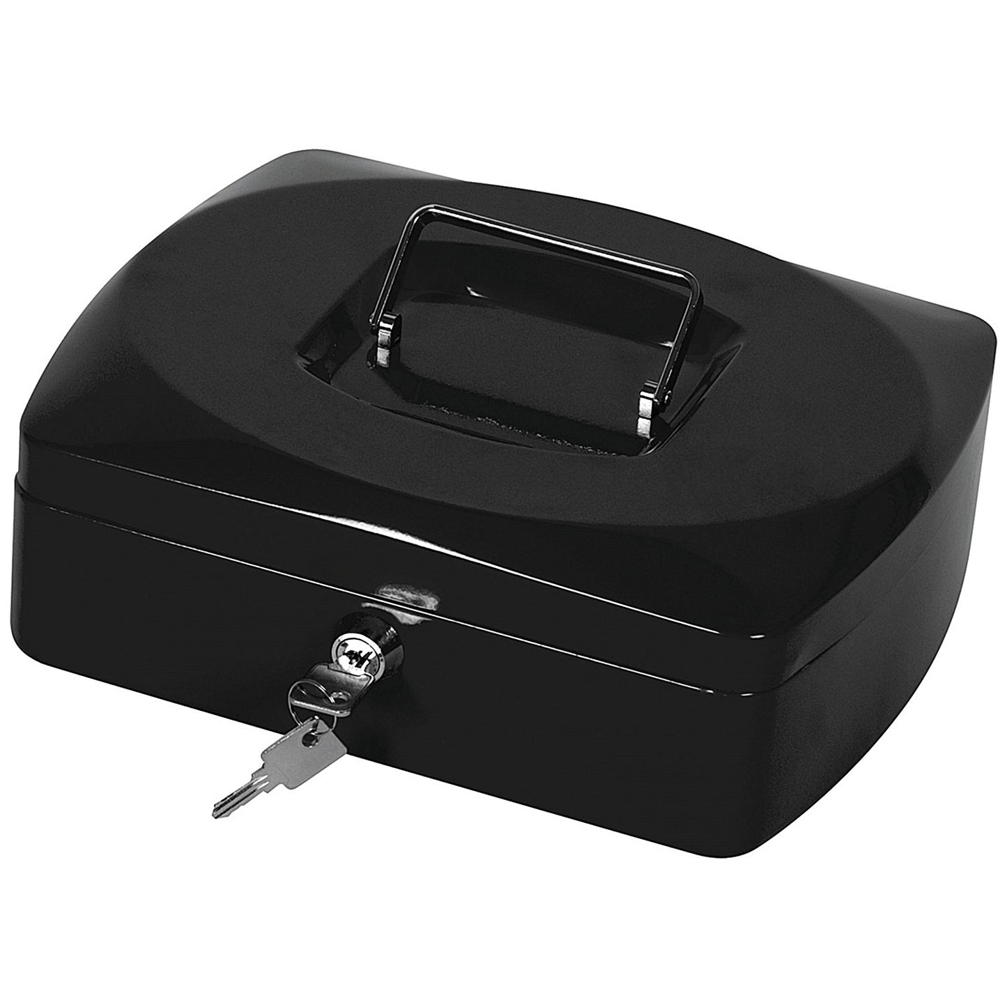 Q-Connect Cash Box 10 Inch - Black