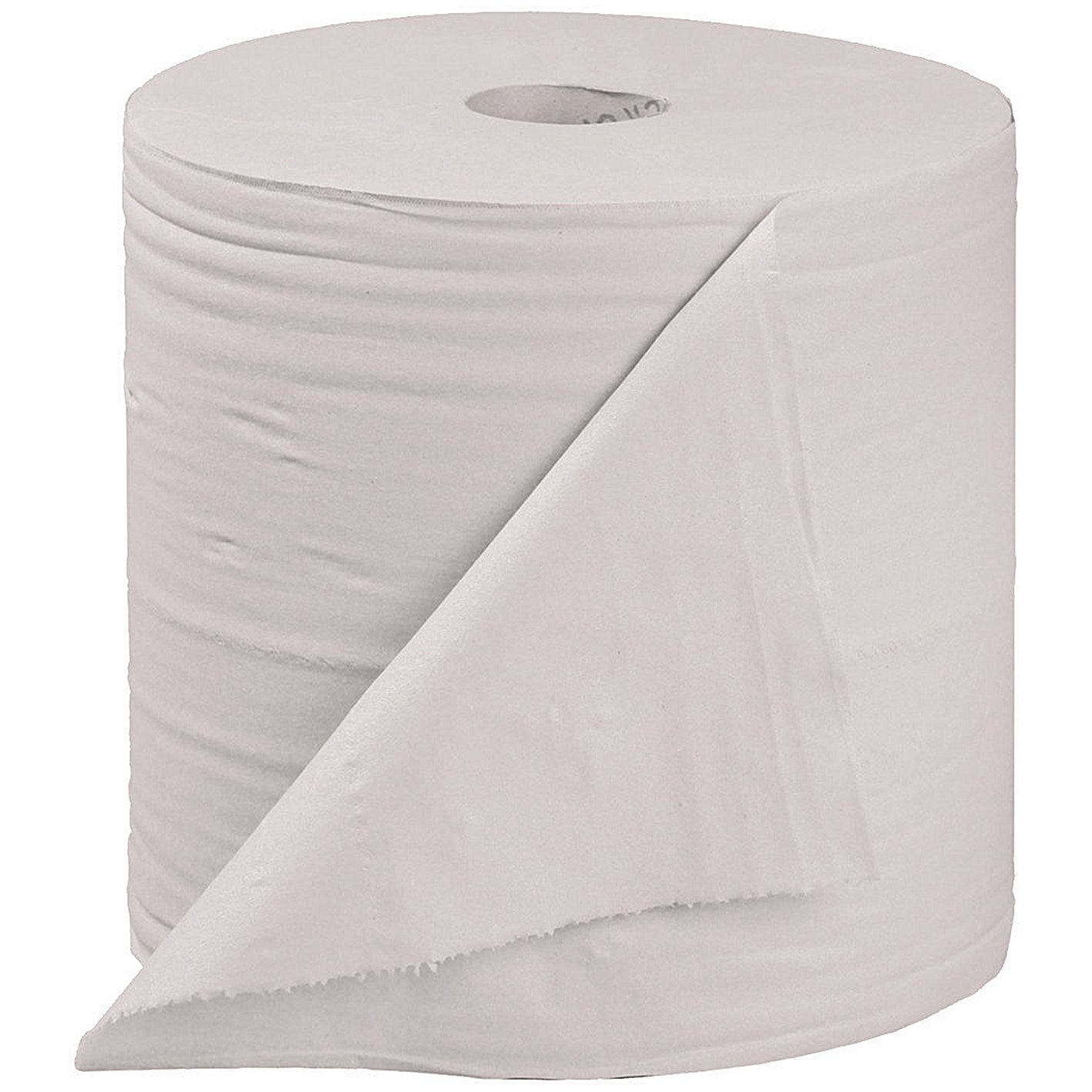 2Work 2-Ply Centrefeed Roll, 150m, White, Pack of 6 Easy2Order : KF03804