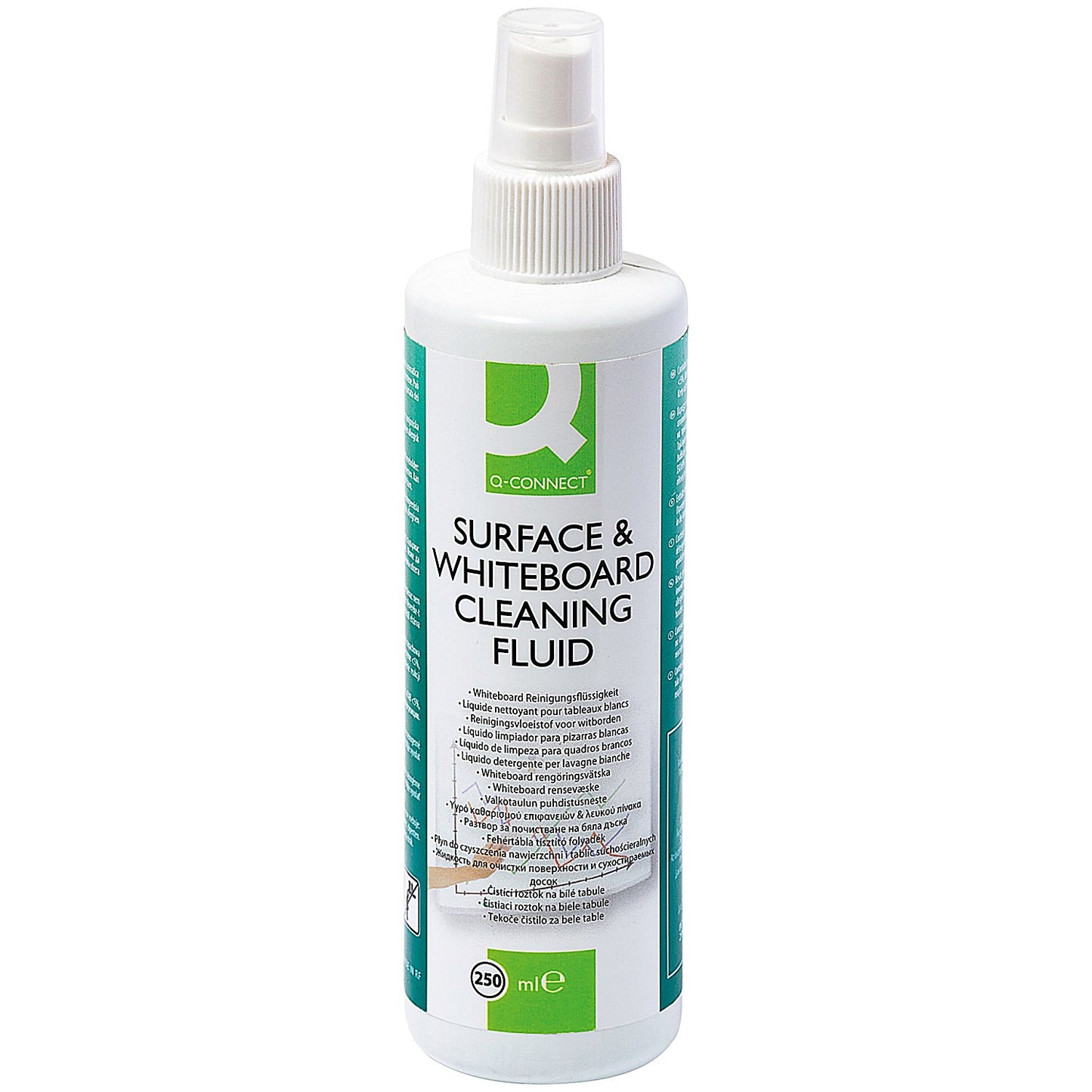 Q-Connect Whiteboard Surface Cleaner, 250ml