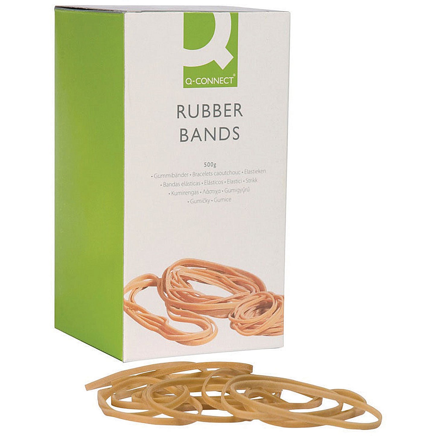 Q-Connect Rubber Bands Assorted Sizes 100g