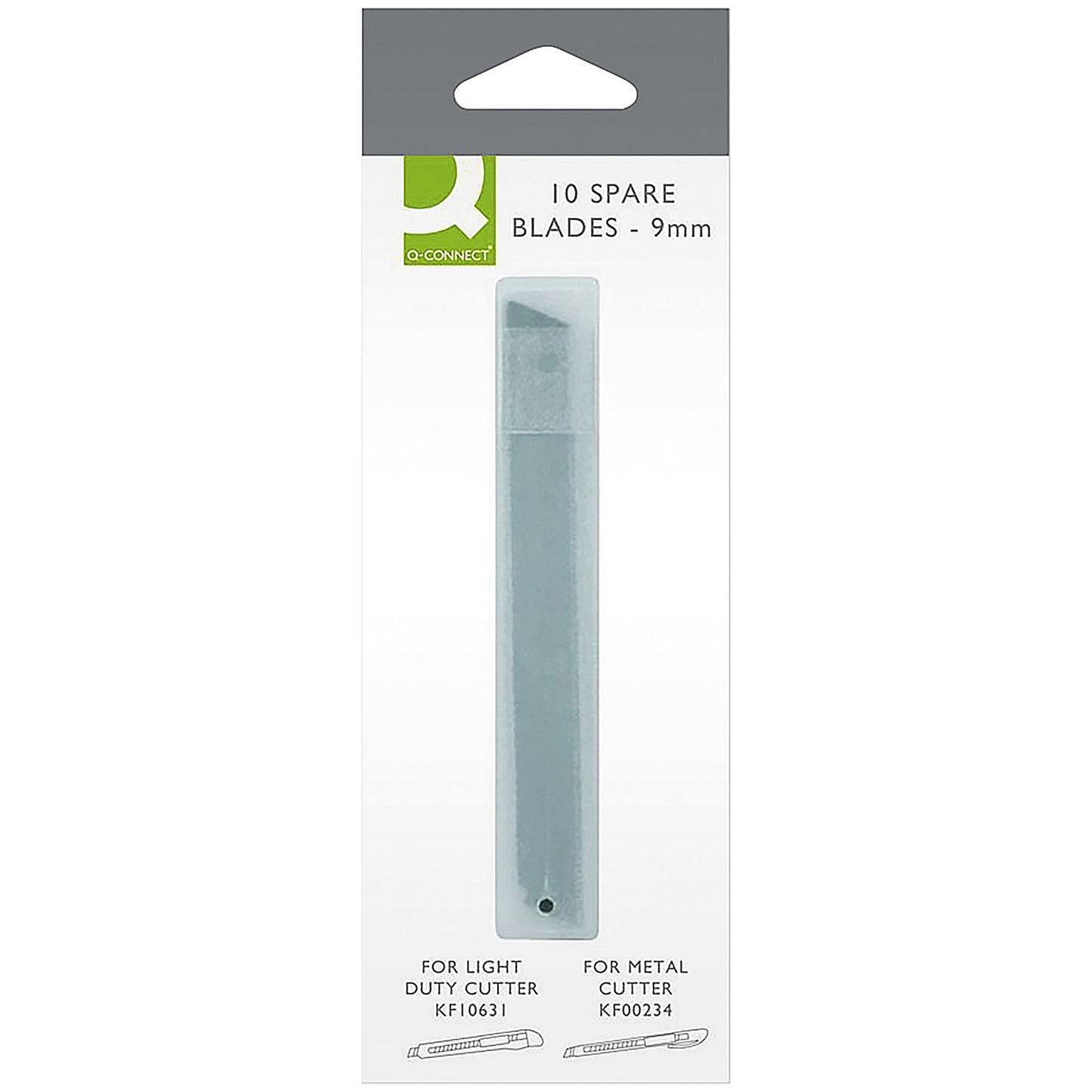 Q-Connect Light Duty 9mm Blades (10 Pack)
