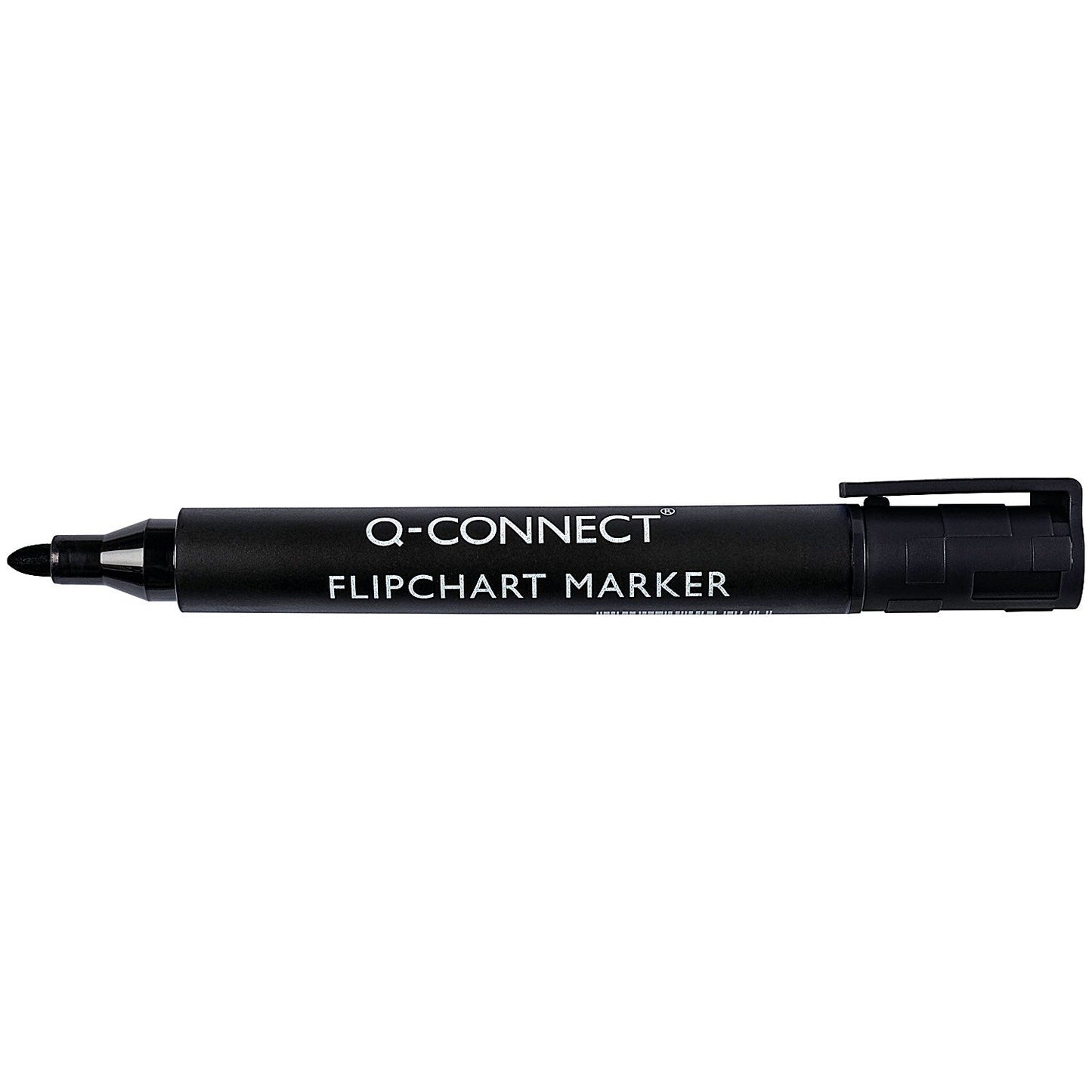 Q-Connect Flipchart Marker Pen Bullet Tip Black (Pack of 10) Easy2Order : KF15392