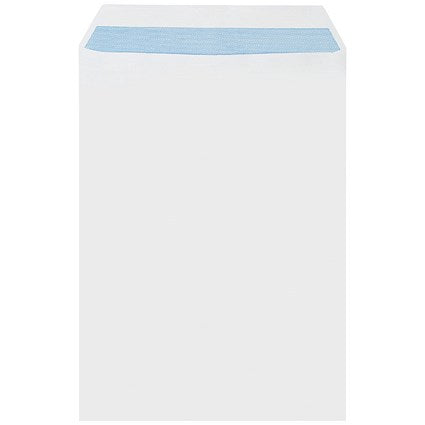 Q-Connect C4 Envelopes, Self Seal, 90gsm, White, Pack of 250