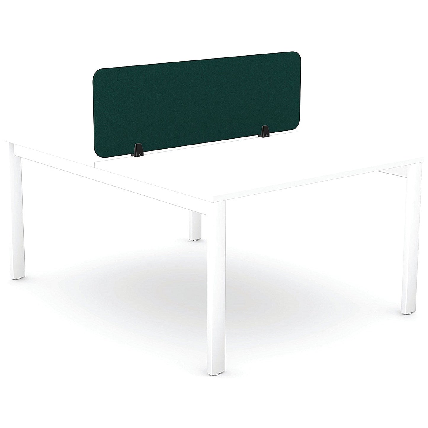 Serrion PET Desk Mounted Straight Top Acoustic Screen 1390x400mm Green Easy2Order : KF70123