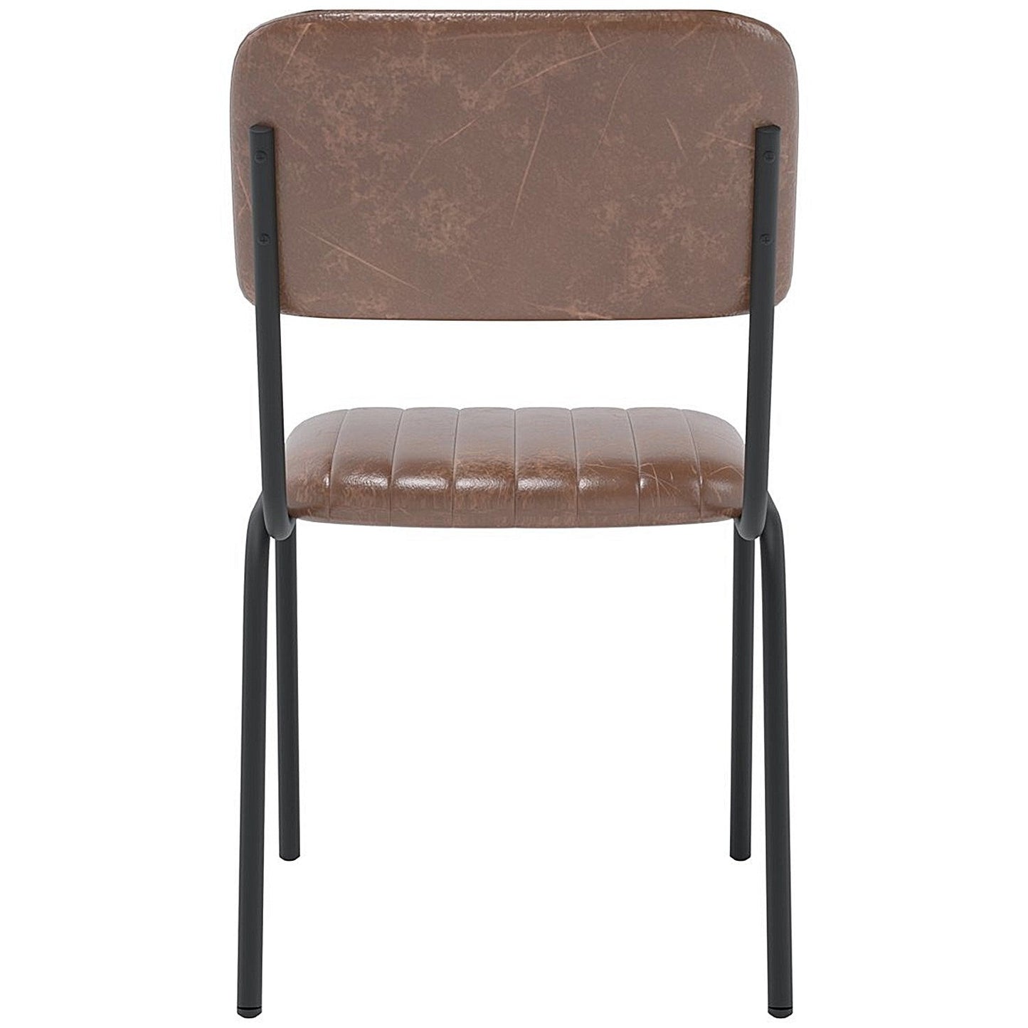 Tovi Side Chair Brown with Black Frame Easy2Order : KF70144