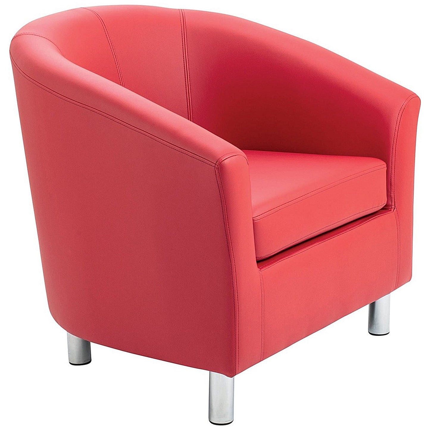 Jemini Polyurethane Tub Armchair, Red Easy2Order : KF70352