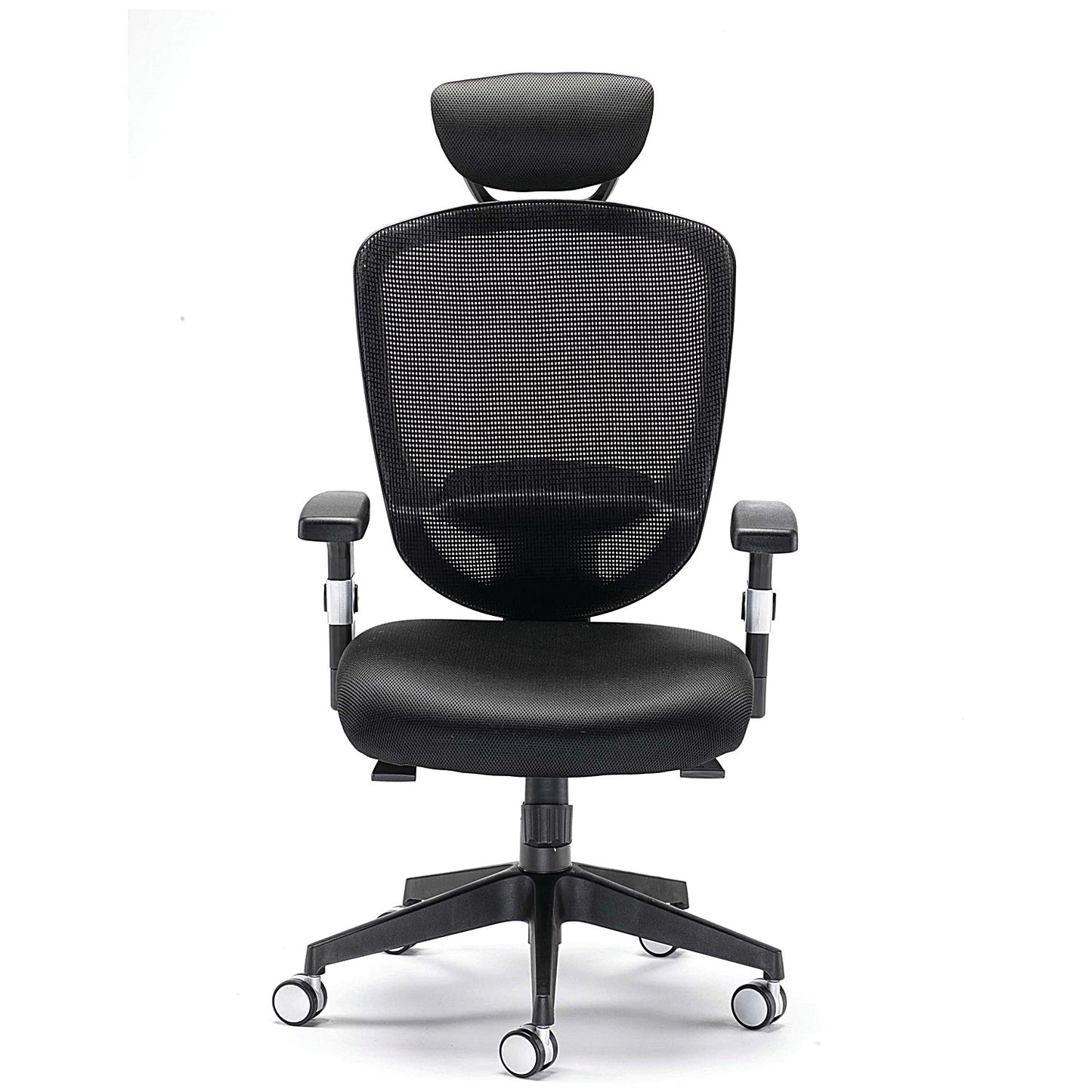 Arista Lexi High Back Chair, Headrest, Black
