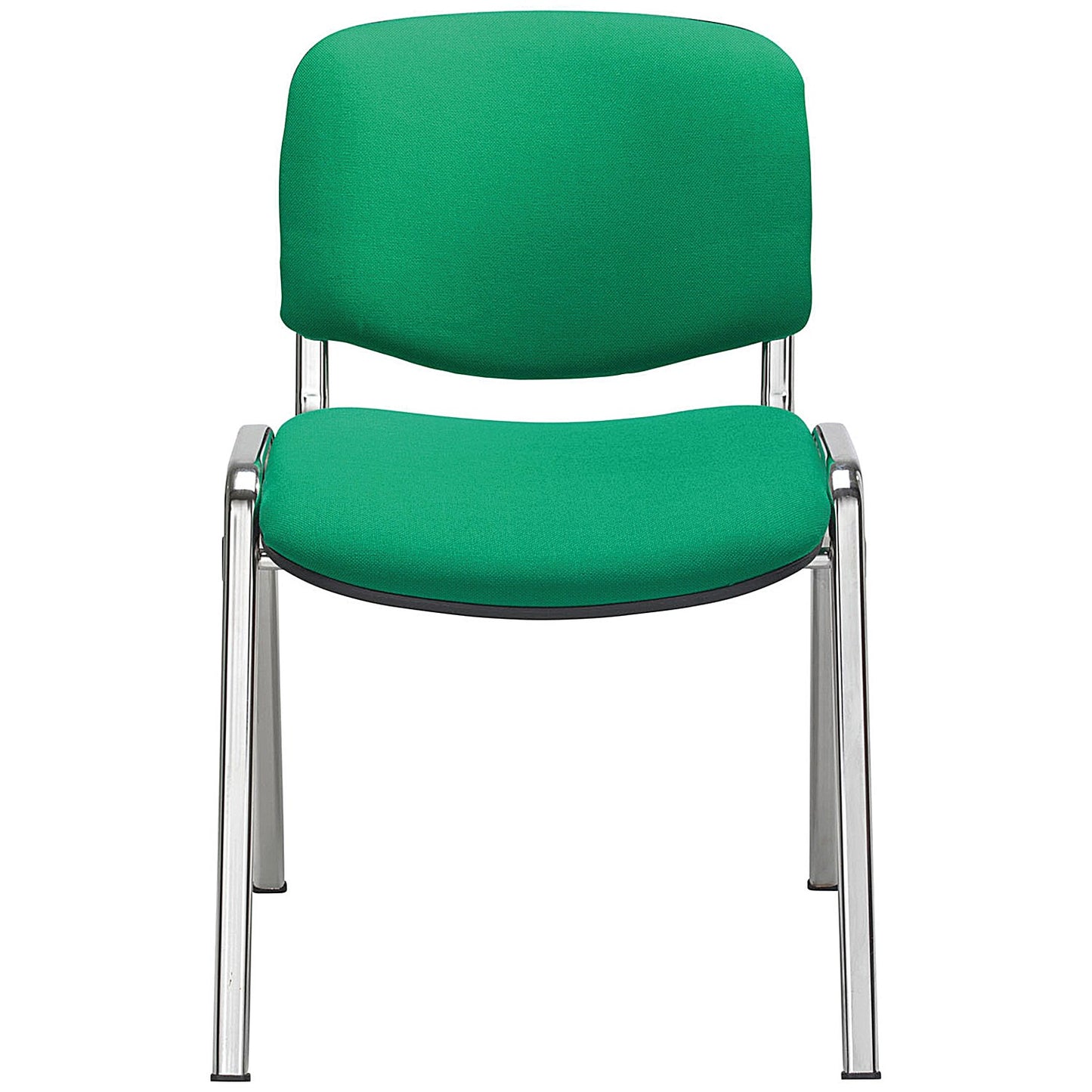 Jemini Ultra Multipurpose Chrome Frame Stacking Chair, Green