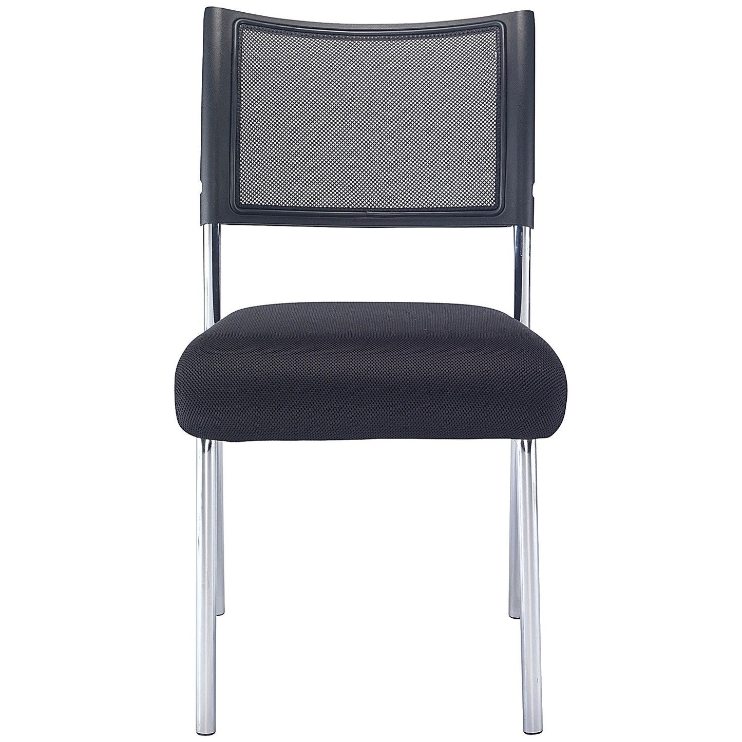 Jemini Jupiter Mesh Back Conference Chair, Black/Chrome Easy2Order : KF79892