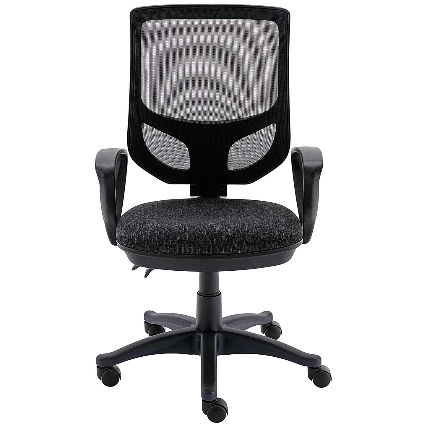Astin Nesta Mesh Back Operator Chair with Fixed Arms, Charcoal