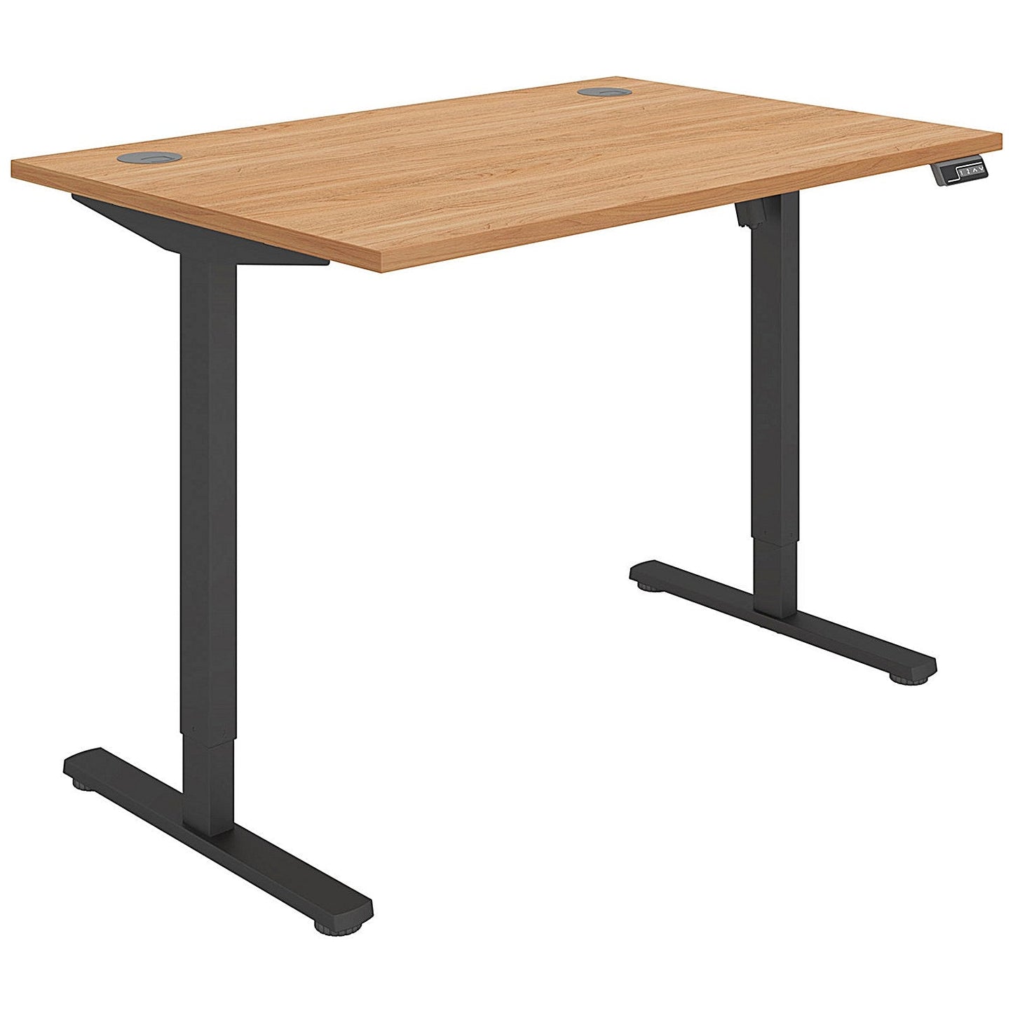 Polaris Single Motor Sit-Stand Desk, Black Leg, 1200mm, Beech Top Easy2Order : KF800079