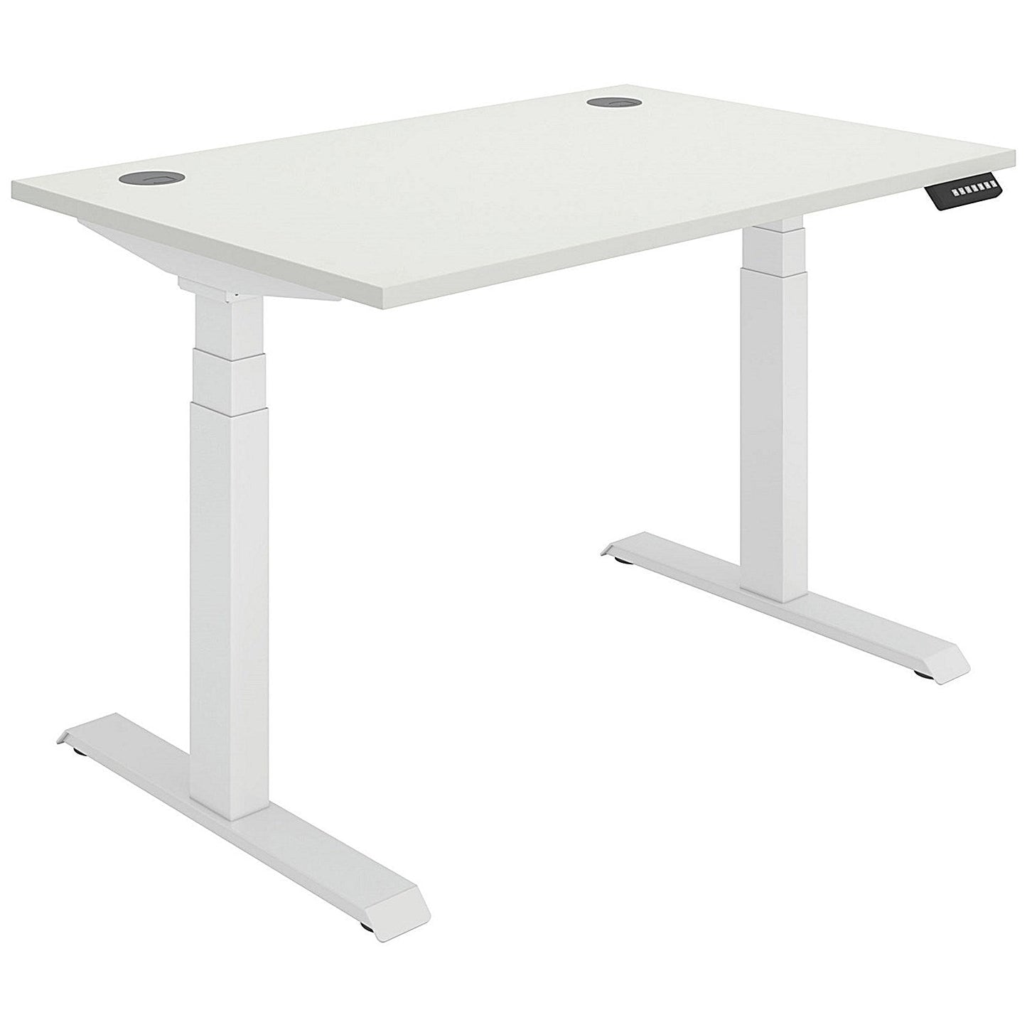 Polaris Dual Motor Sit-Stand Desk, White Leg, 1200mm, White Top Easy2Order : KF800109