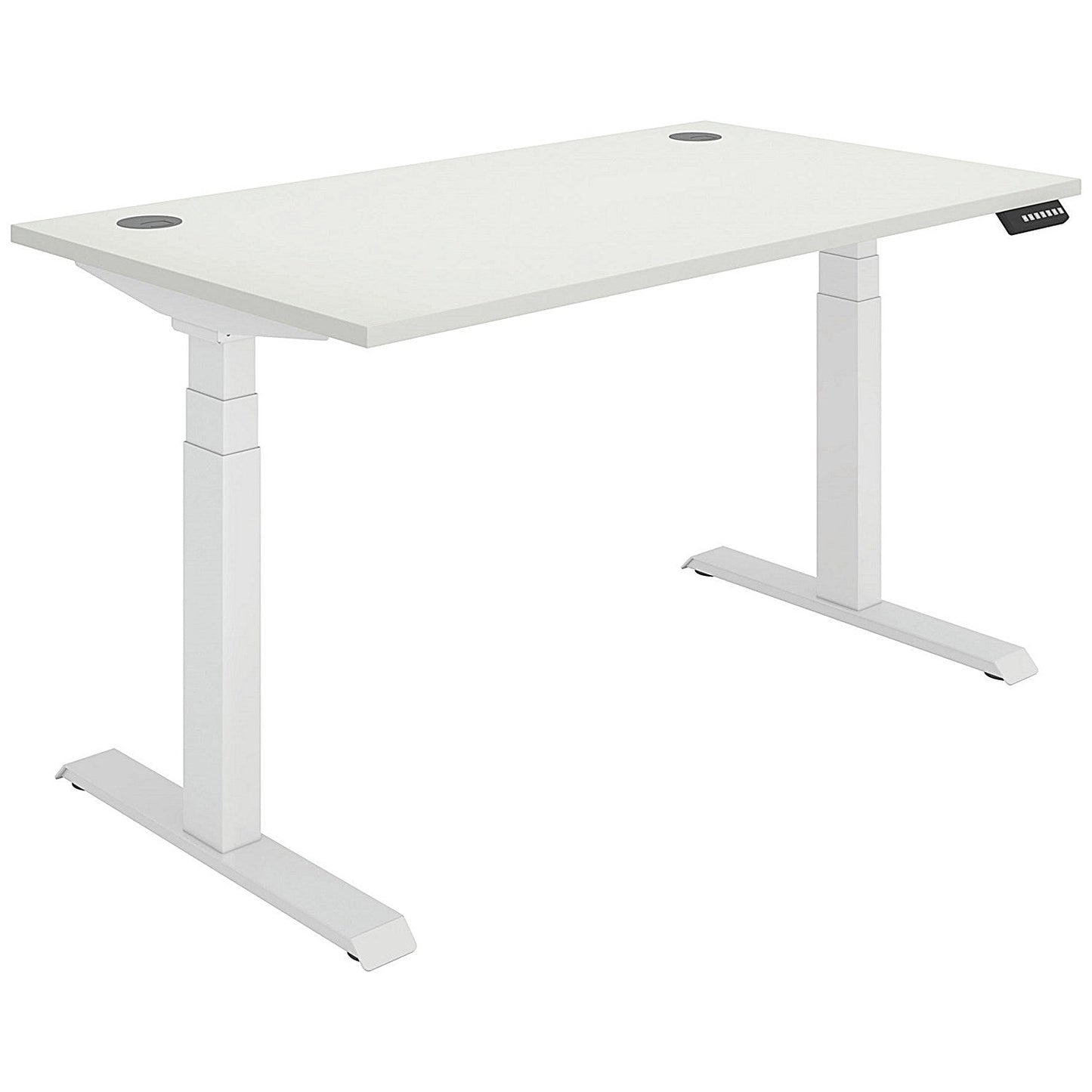 Polaris Dual Motor Sit-Stand Desk, White Leg, 1400mm, White Top Easy2Order : KF800121