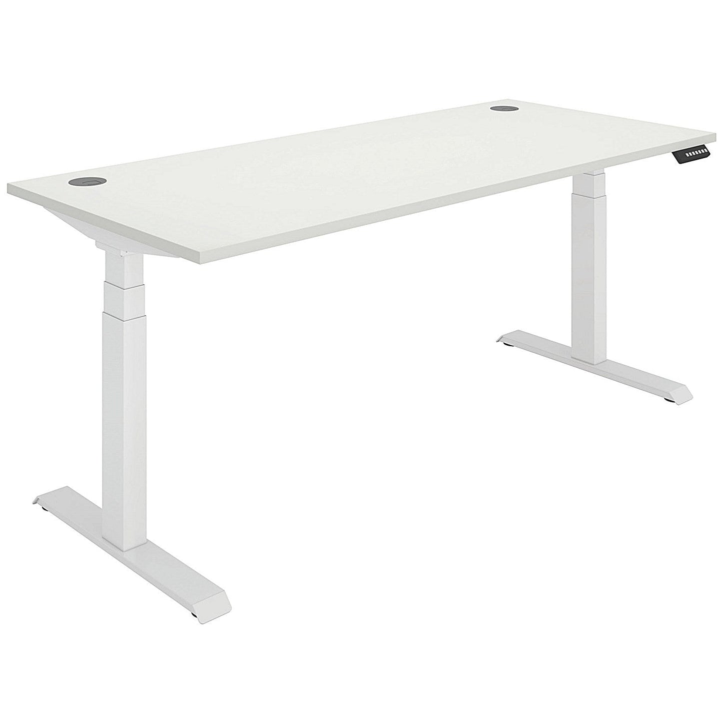 Polaris Dual Motor Sit-Stand Desk, White Leg, 1800mm, White Top Easy2Order : KF800145