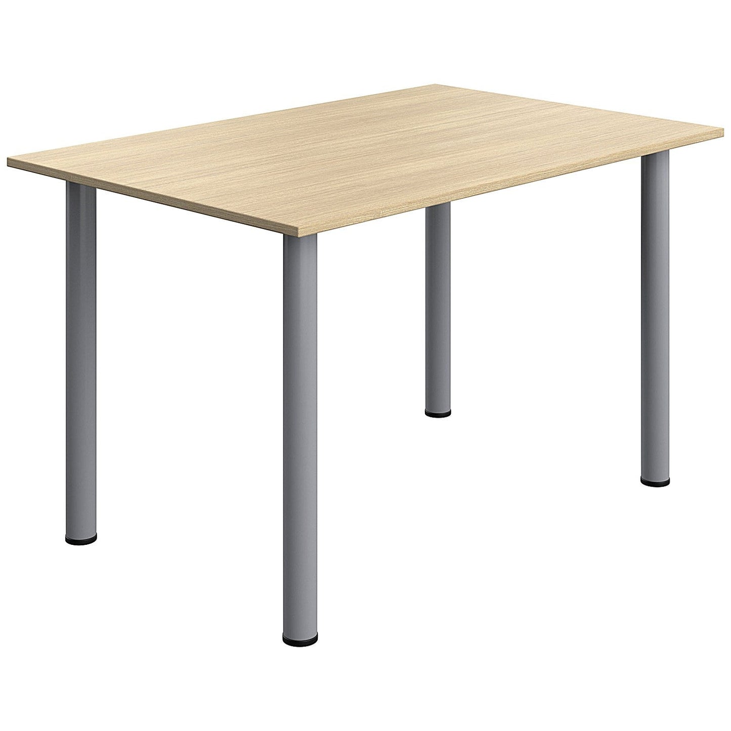 Serrion Pole Leg Rectangular Table, 1200x800mm, Oak Easy2Order : KF800258