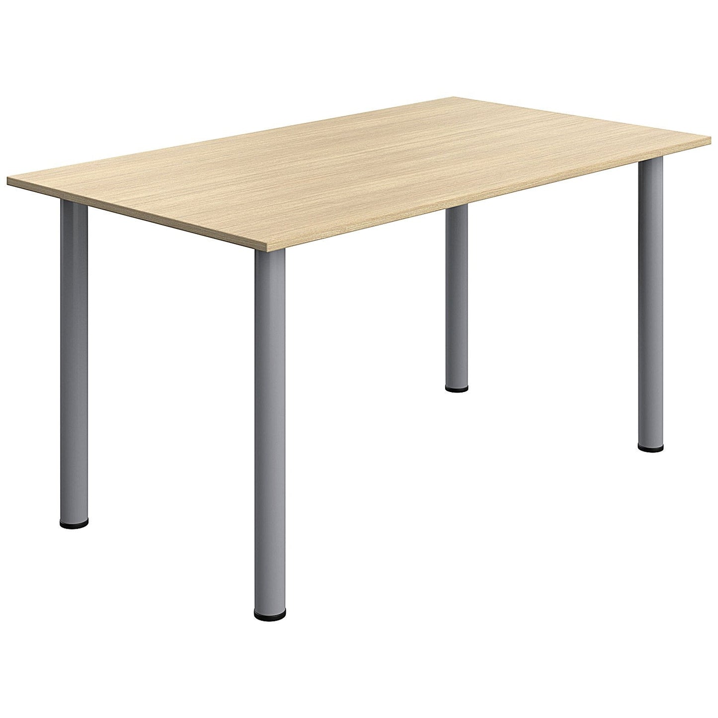 Serrion Pole Leg Rectangular Table, 1400x800mm, Oak Easy2Order : KF800259