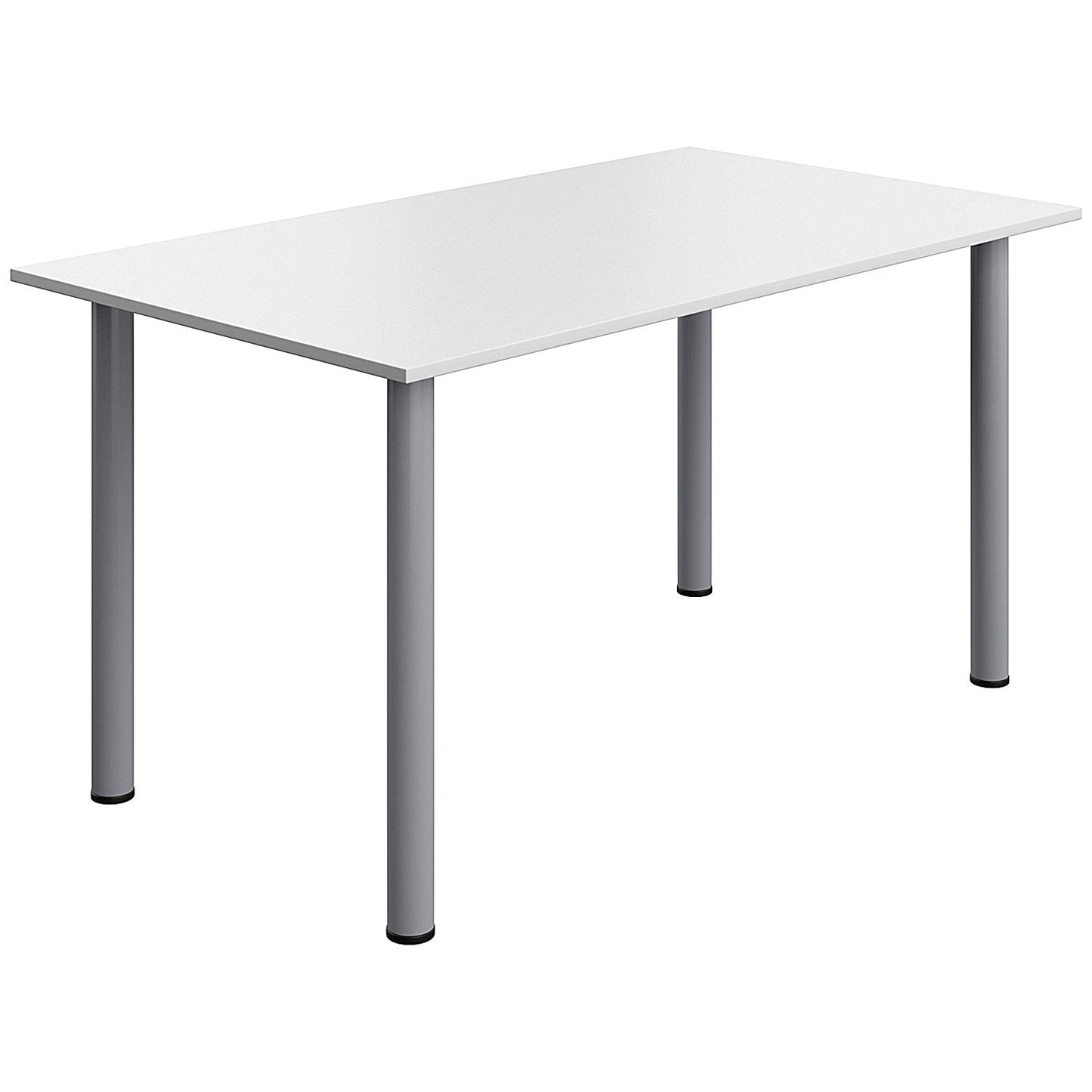 Serrion Pole Leg Rectangular Table, 1400x800mm, White Easy2Order : KF800282
