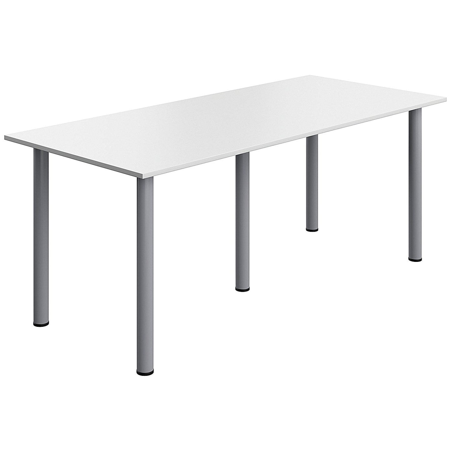 Serrion Pole Leg Rectangular Table, 1800x800mm, White Easy2Order : KF800284