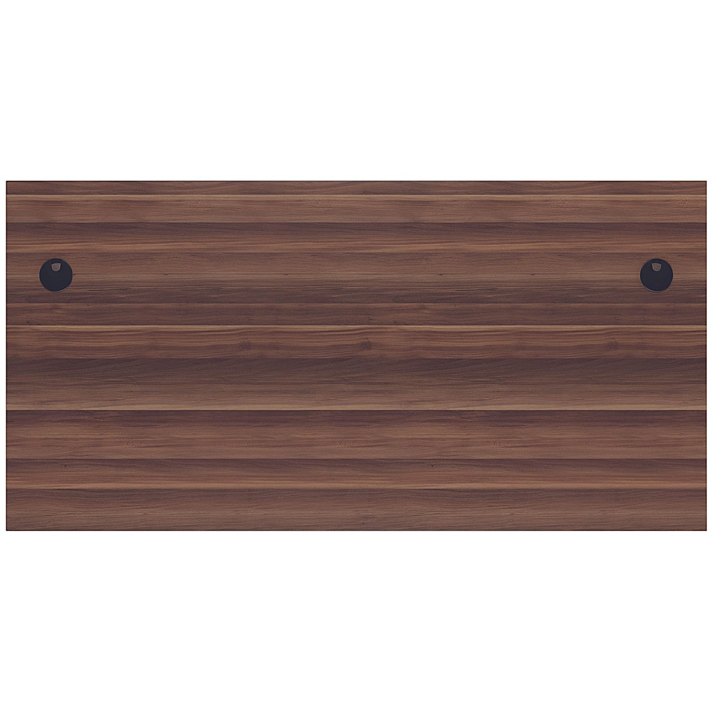 Jemini 1400mm Rectangular Desk, Panel End Leg, Walnut