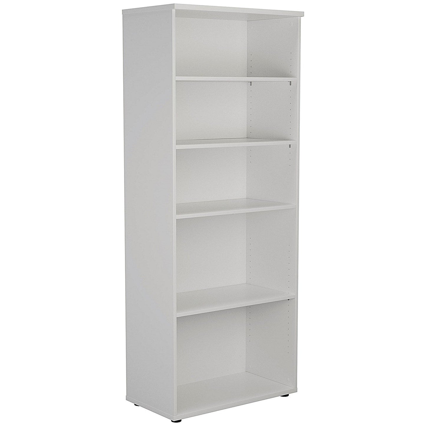 Jemini Extra Tall Wooden Bookcase, 4 Shelves, 2000mm High, White Easy2Order : KF811190